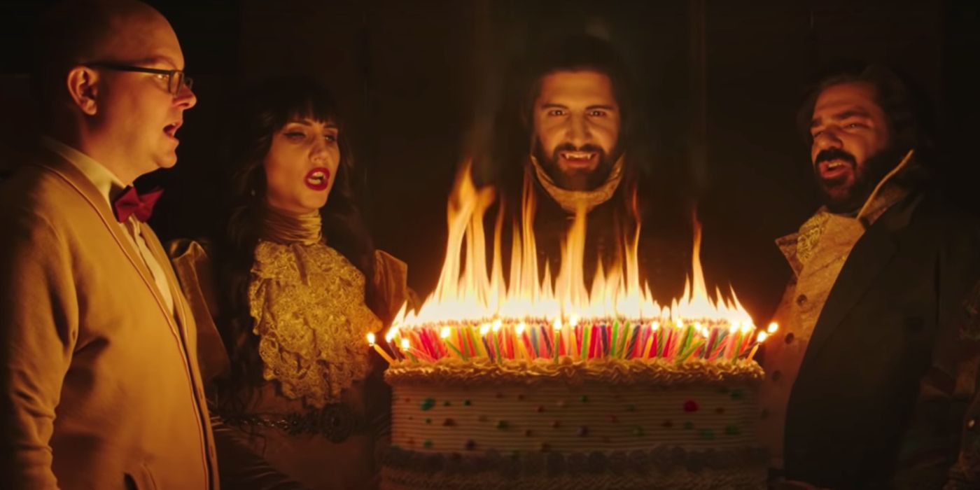 What We Do In The Shadows birthday scene