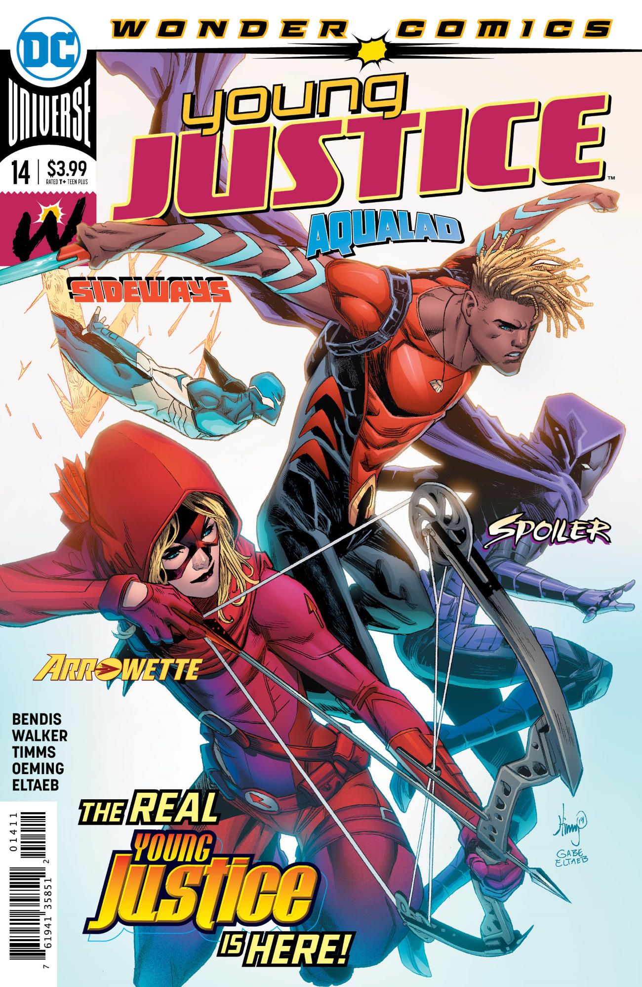 Young Justice 14 Comic Cover Art