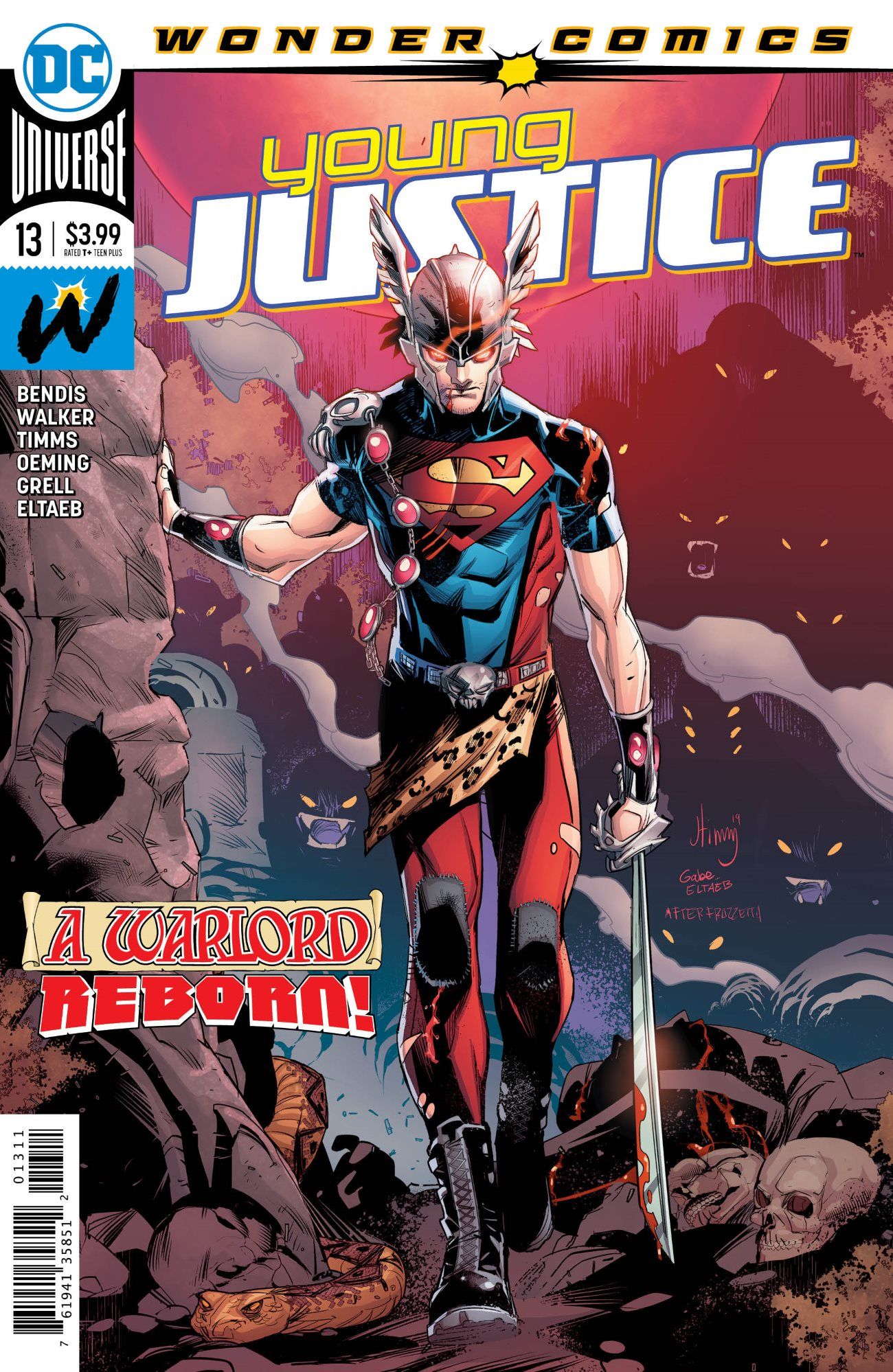 Young Justice Comic 13 Cover Art