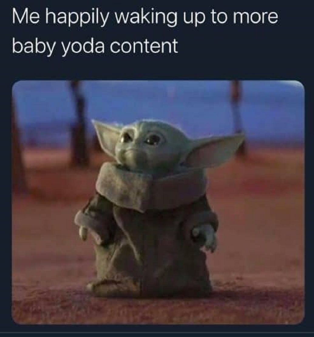 baby yoda homework meme