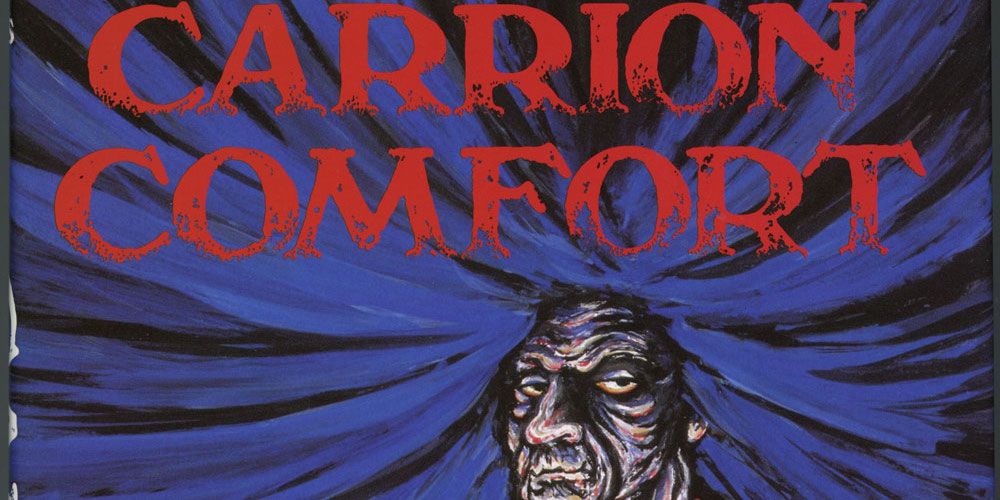 The cover for the book Carrion Comfort by Dan Simmons. 