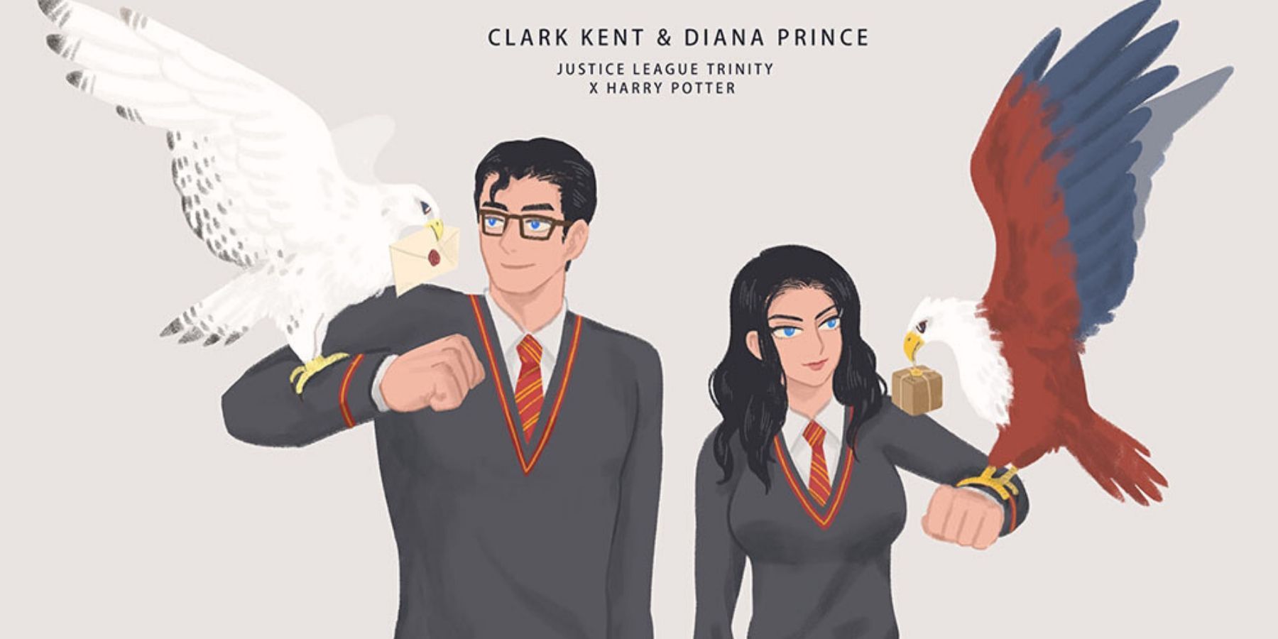 10 DC Justice League Members Reimagined As Hogwarts Characters (Fan Art)