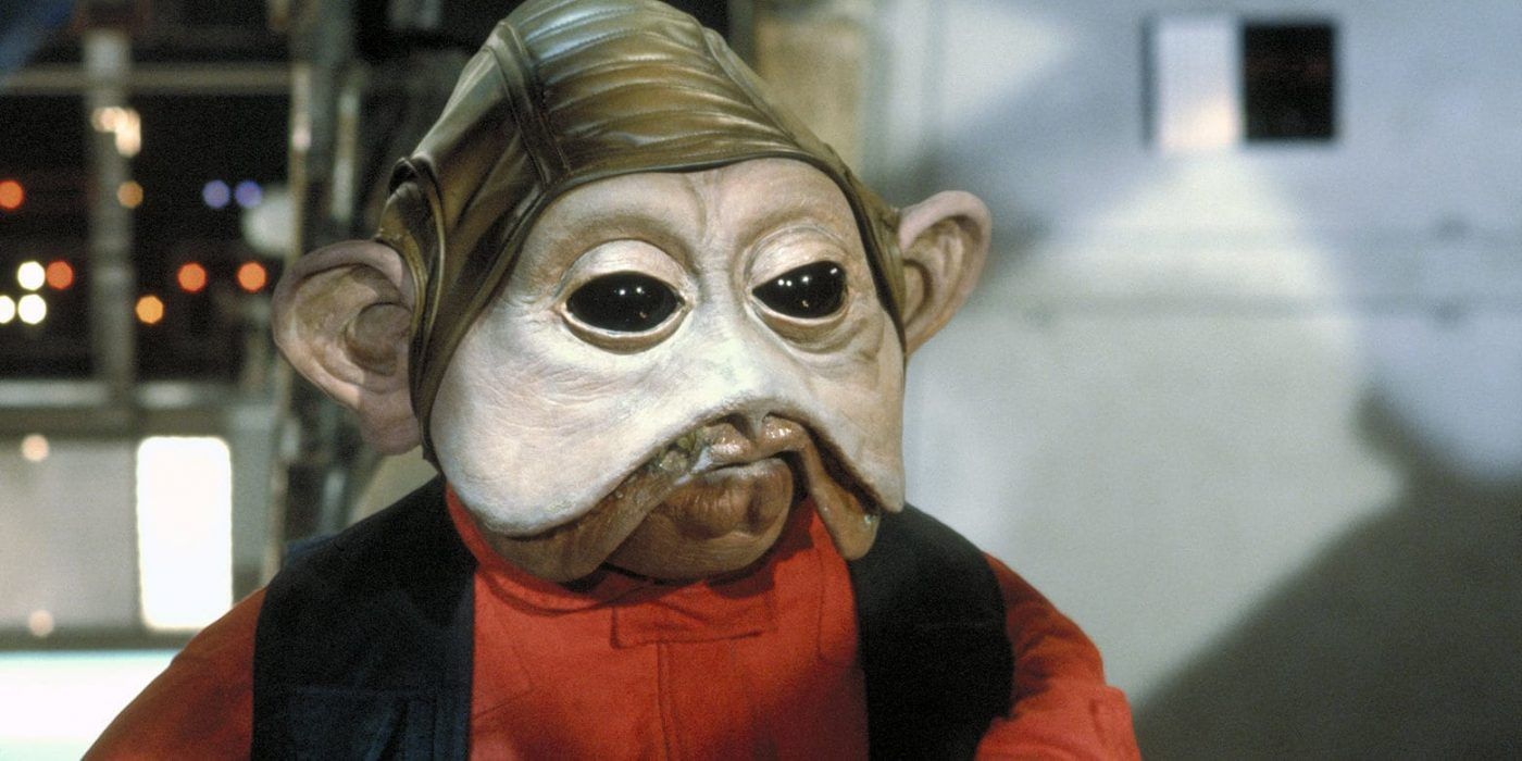 Nien Numb at the rebel briefing in Return of the Jedi