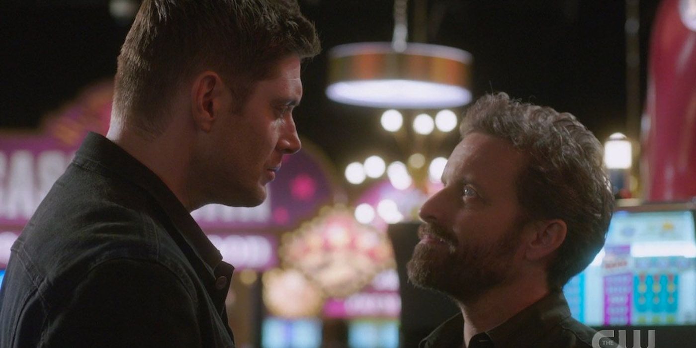 Dean talks to Chuck in Supernatural