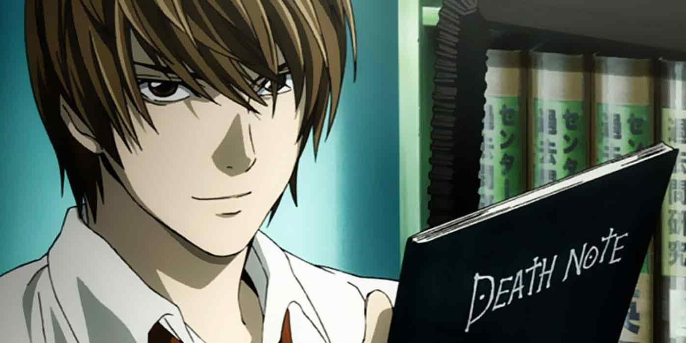 Light Yagami dan buku catatan di Death Note