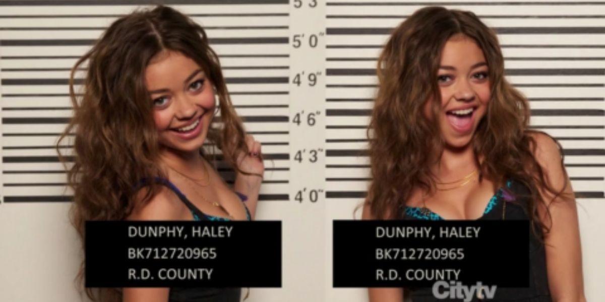 haley arrested - modern family