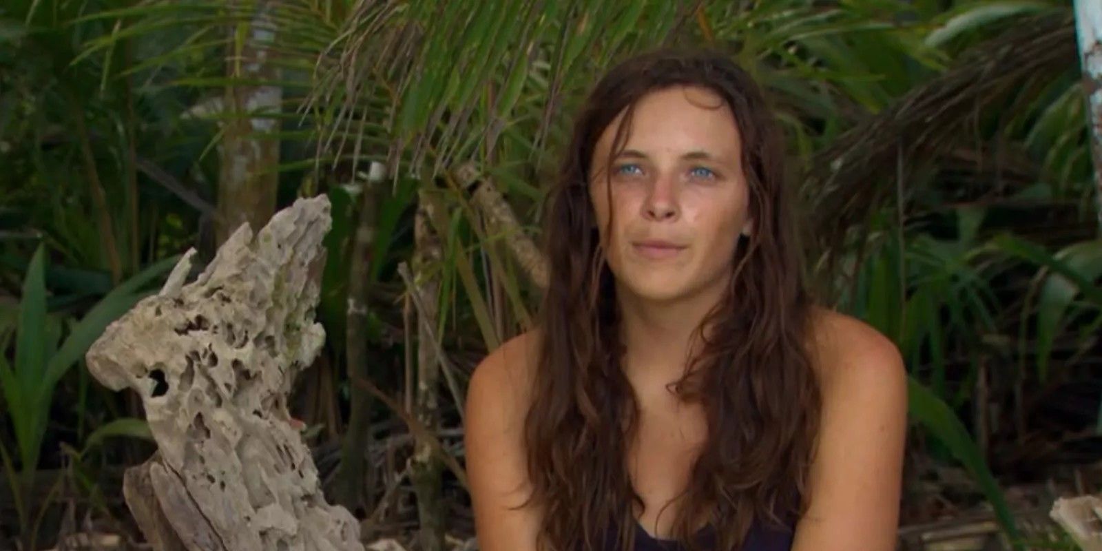 Sophie from Survivor with long brown hair