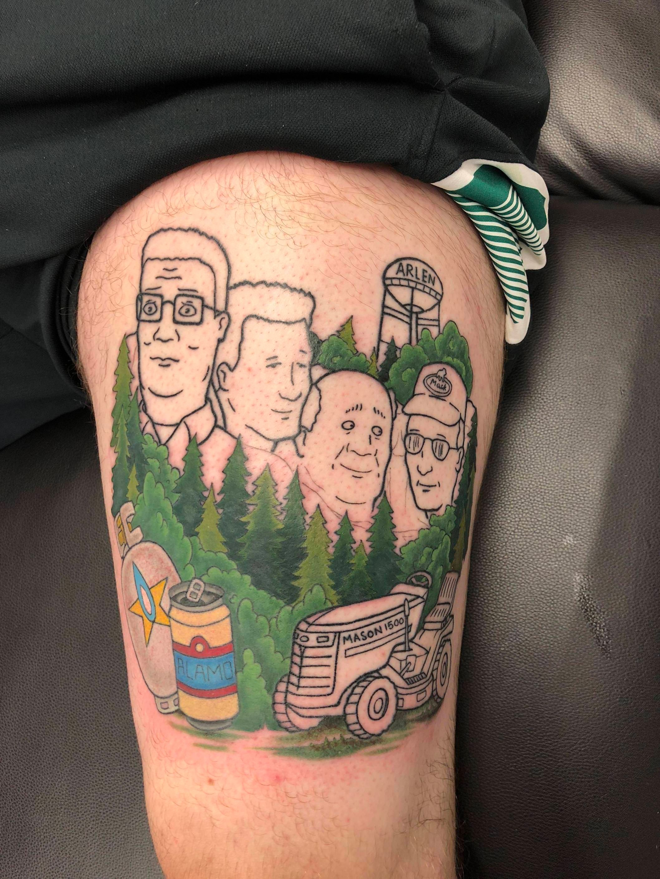 king of the hill tattoo