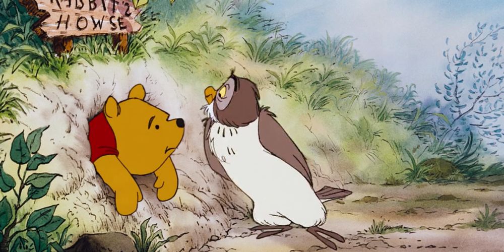 many adventures of winnie the pooh owl doesnt help pooh when stuck