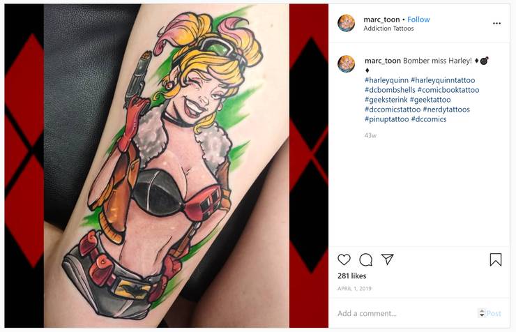 Harley Quinn 10 Tattoos Only Devoted Fans Will Understand