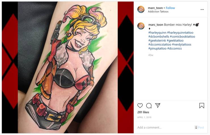 Harley Quinn 10 Tattoos Only Devoted Fans Will Understand Harley Quinn 10 Tattoos Only Devoted Fans Will Understand