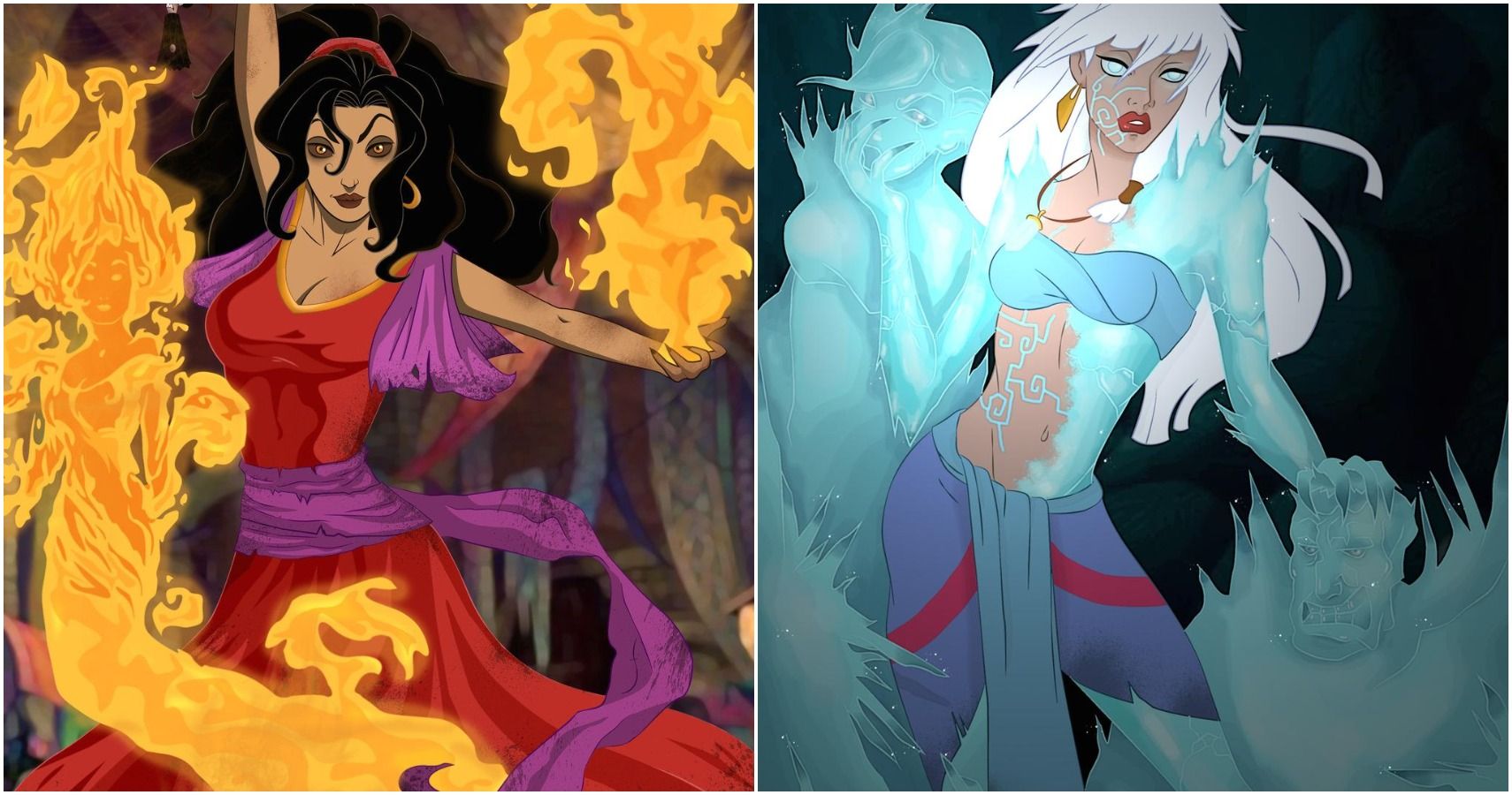 10 Disney Princesses From The 90s Reimagined As Villains