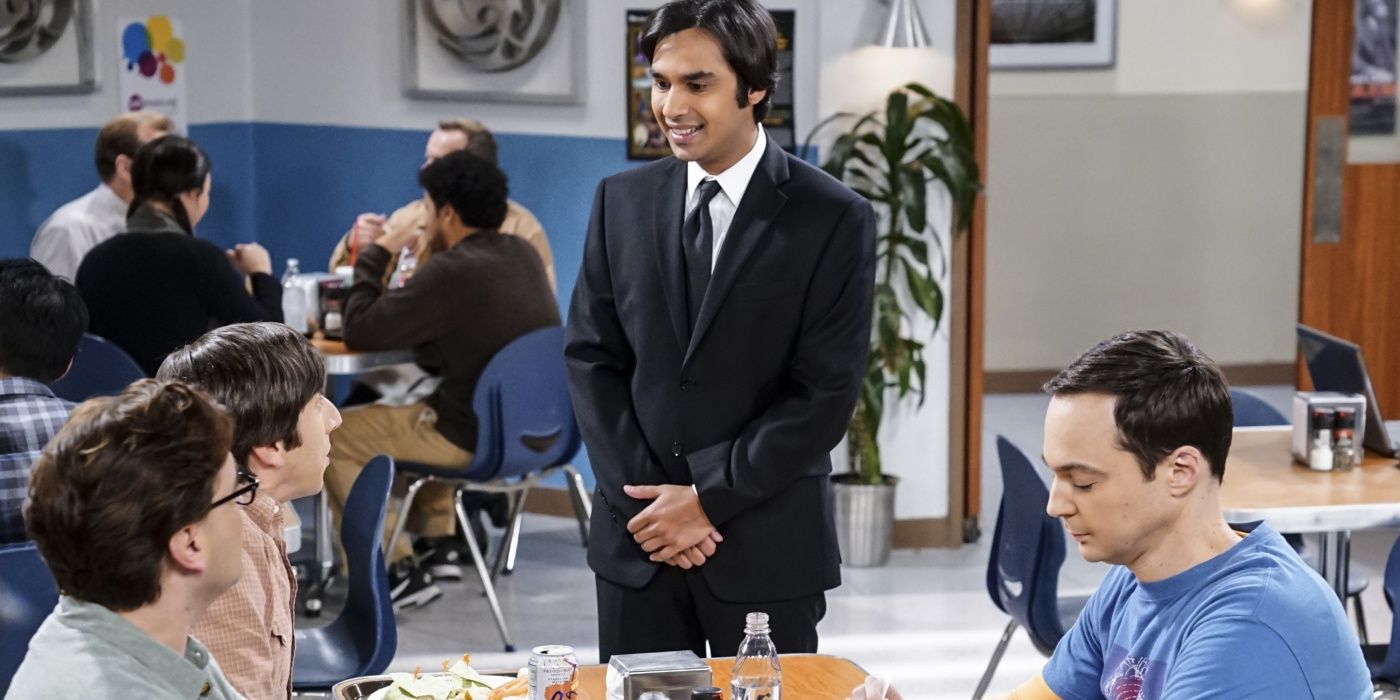 Raj in a suit in the Big Bang theory