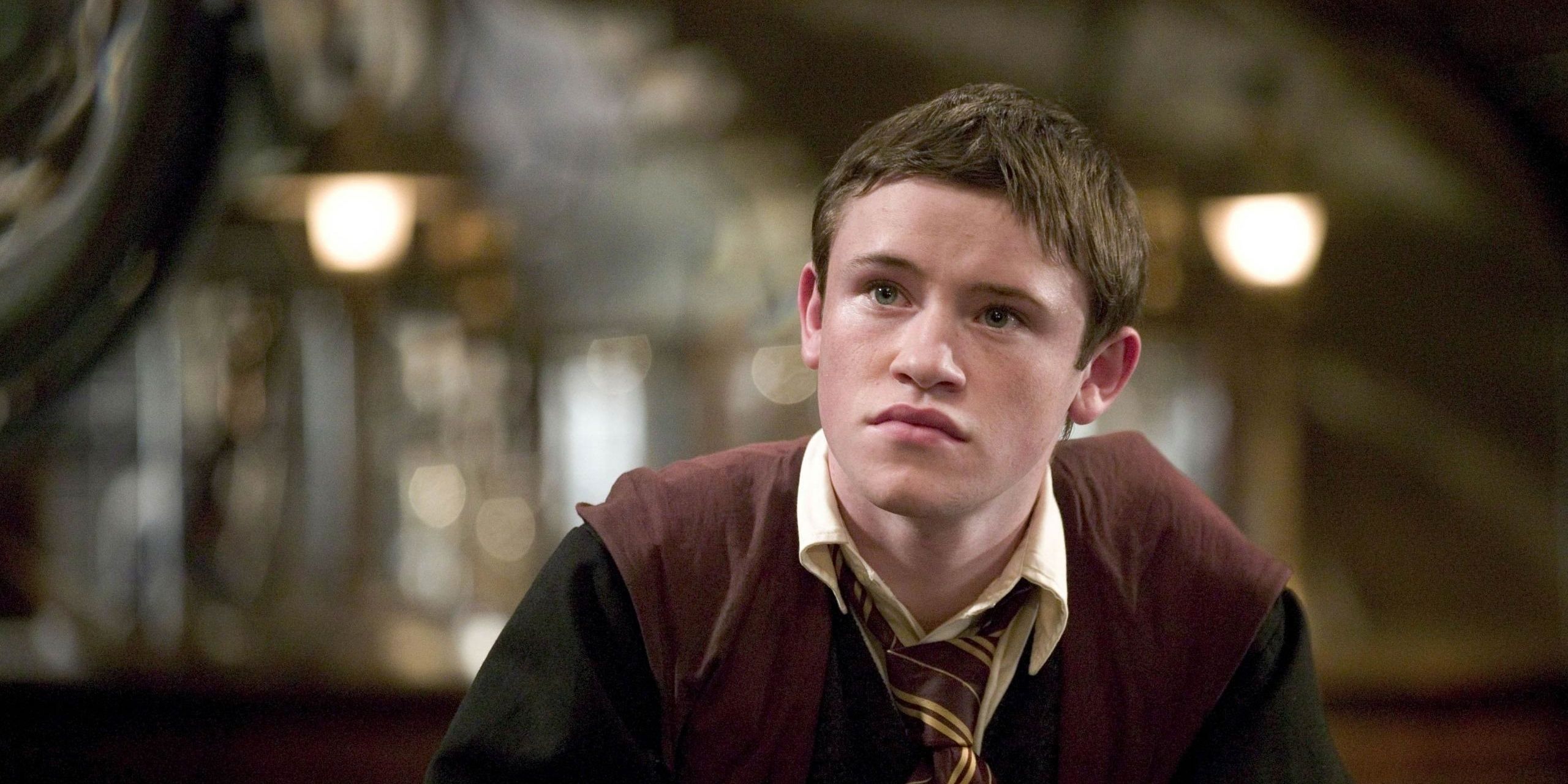 Seamus Finnegan appears thoughtful in Harry Potter