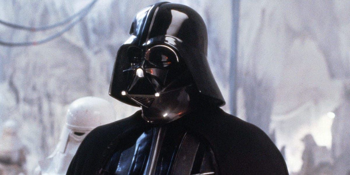 Darth Vader on Hoth in The Empire Strikes Back