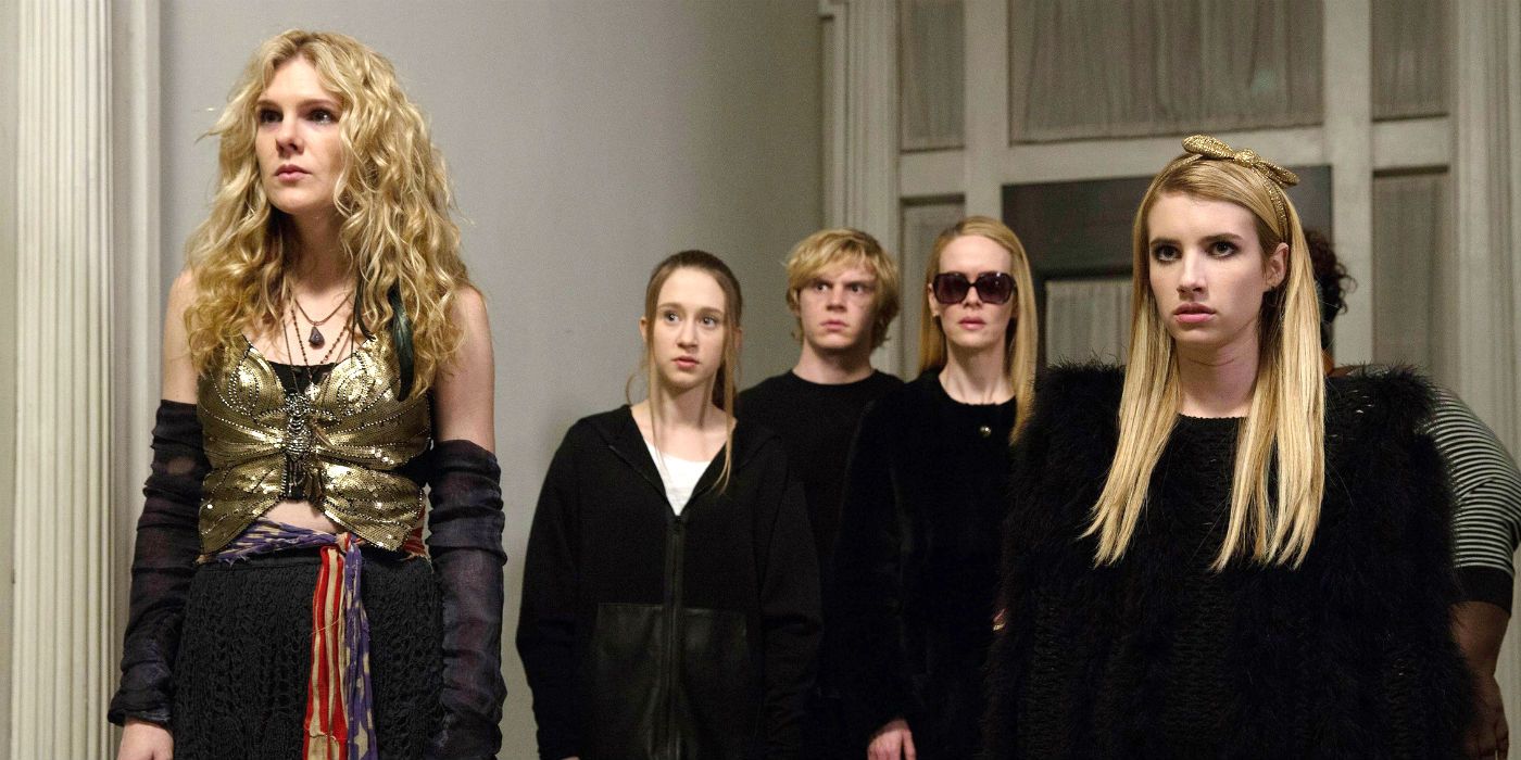 The witches dressed all in black in American Horror Story