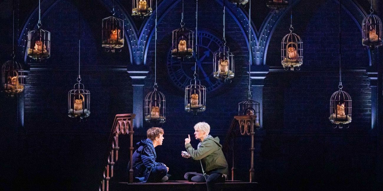 Albus and Scorpous in Hogwarts in Harry Potter and the Cursed Child