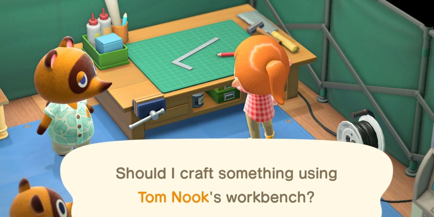 Animal Crossing New Horizons Crafting Bench