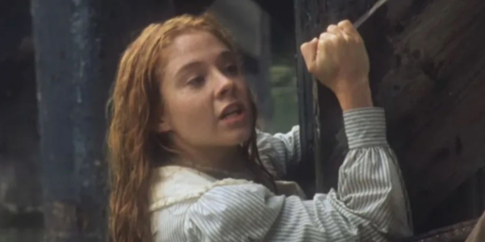Anne Before Being Saved From A Sinking Boat By Gilbert In Anne Of Green Gables