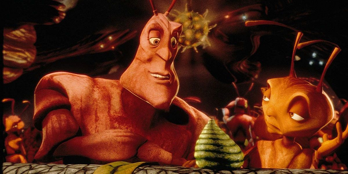 Z talks to Weaver in Antz