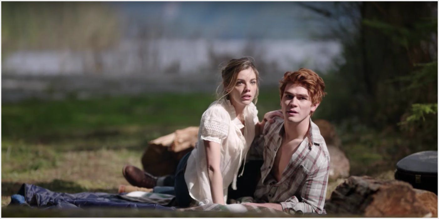Archie Andrews and Geraldine Grundy in Riverdale