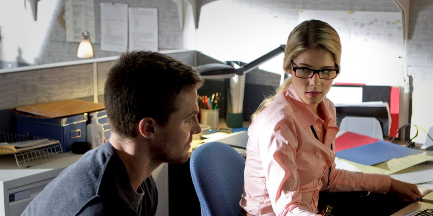 Felicity and Oliver in Arrow