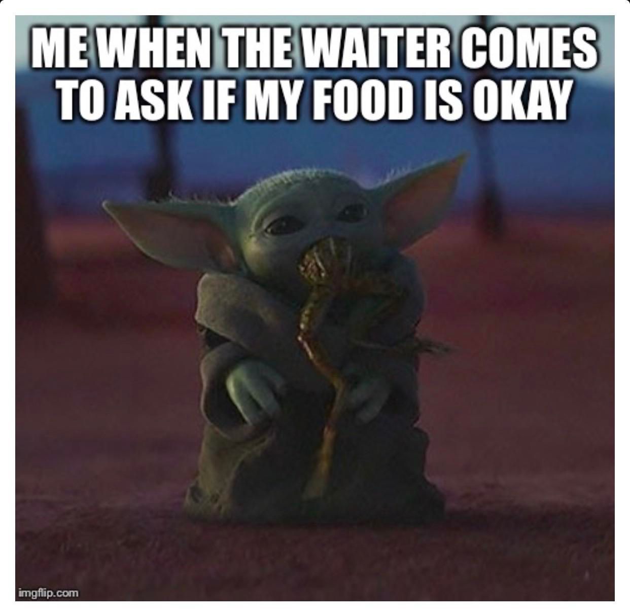 Baby Yoda Food Meme 2
