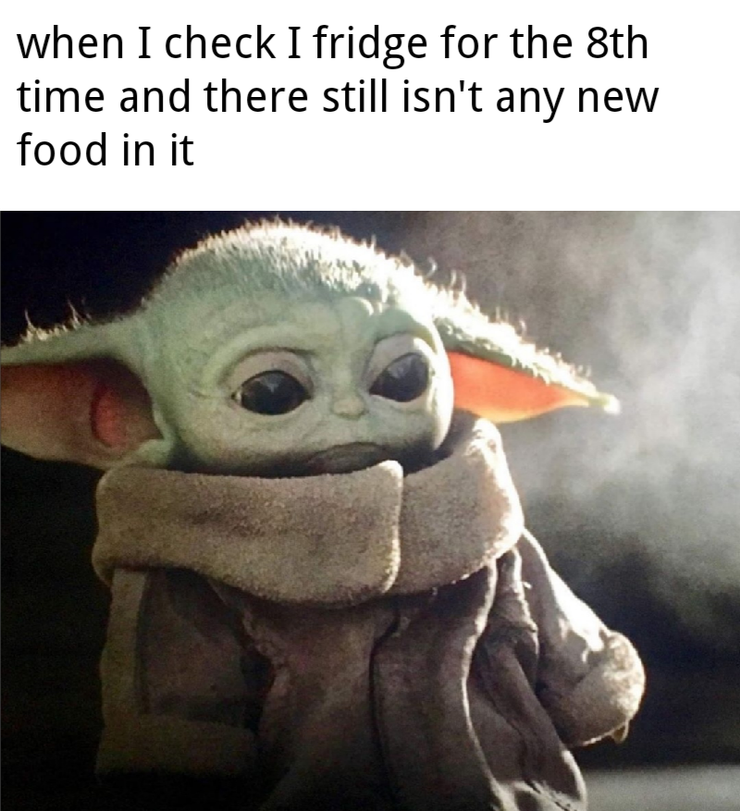 10 Adorable Baby Yoda Memes About Food We Can All Relate To