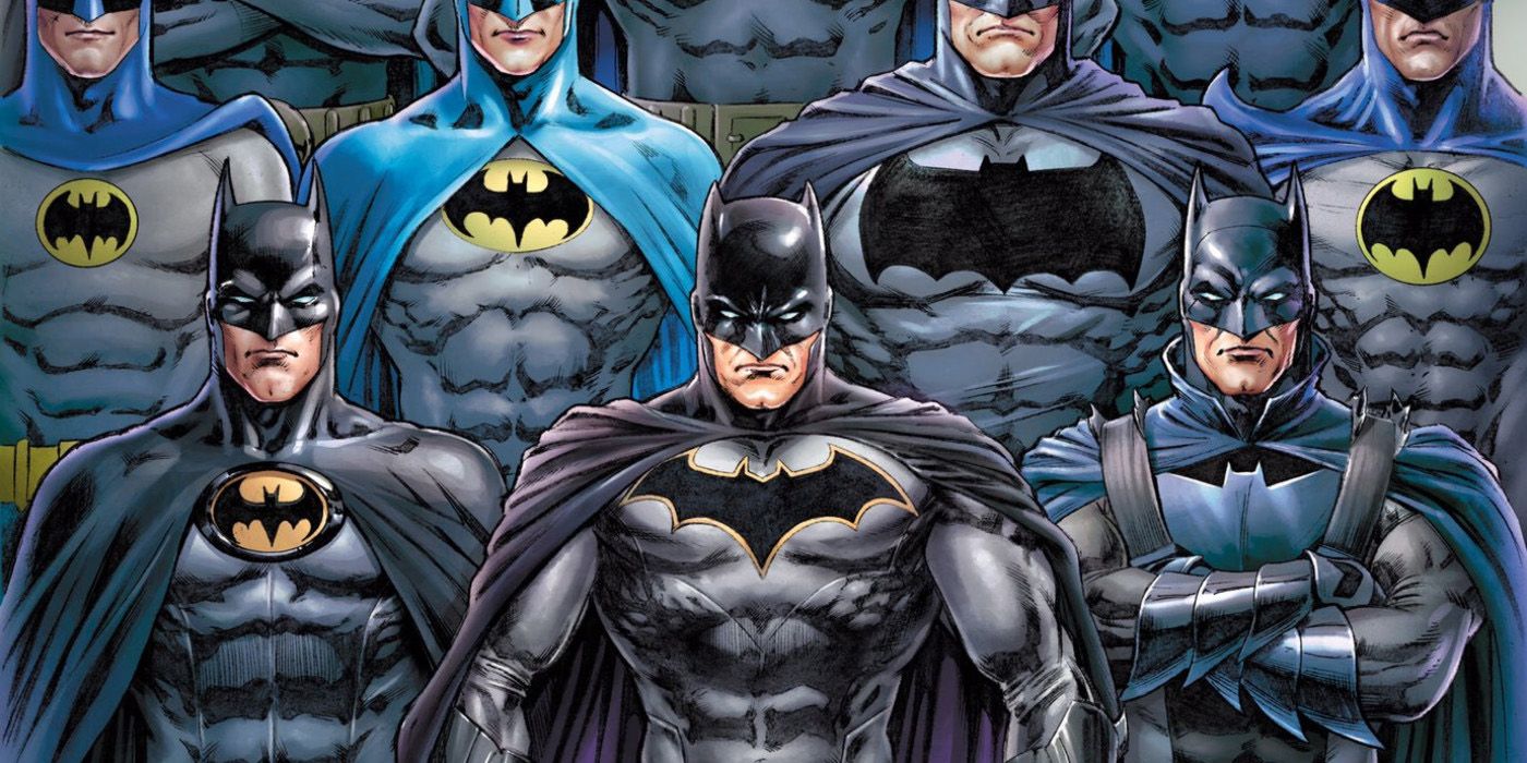 Várias versões de quadrinhos do Batman