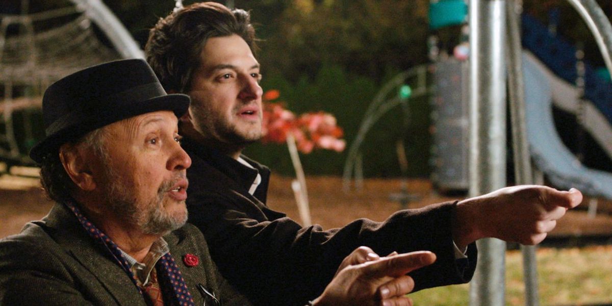 Billy Crystal and Ben Schwartz in Standing Up Falling Down