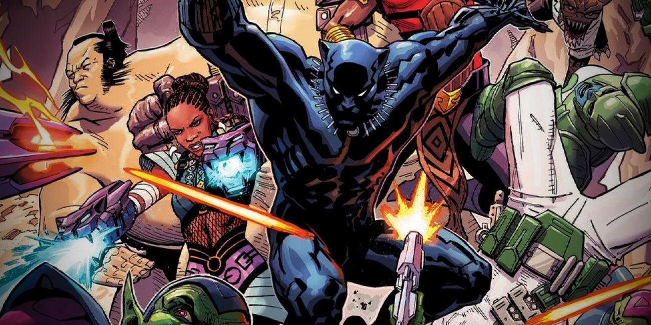 Black Panther in Empyre Invasion of Wakanda