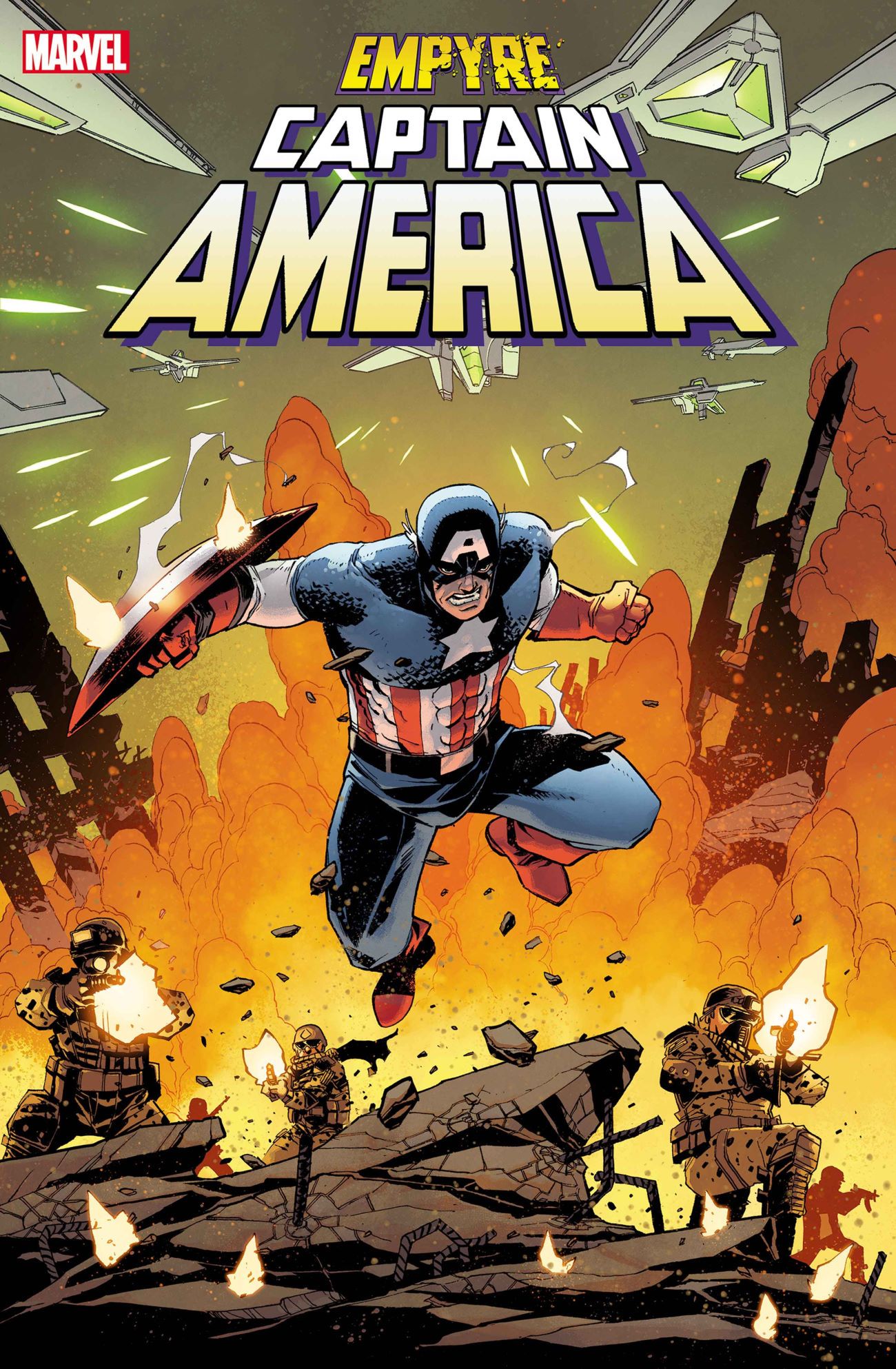 Captain America Empyre Comic Cover Art