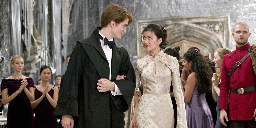 Cedric and Cho at the Yule Ball in Harry Potter and the Goblet of Fire
