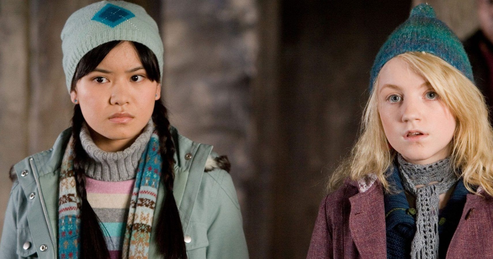 Cho Chang and Luna Lovegood from Harry Potter