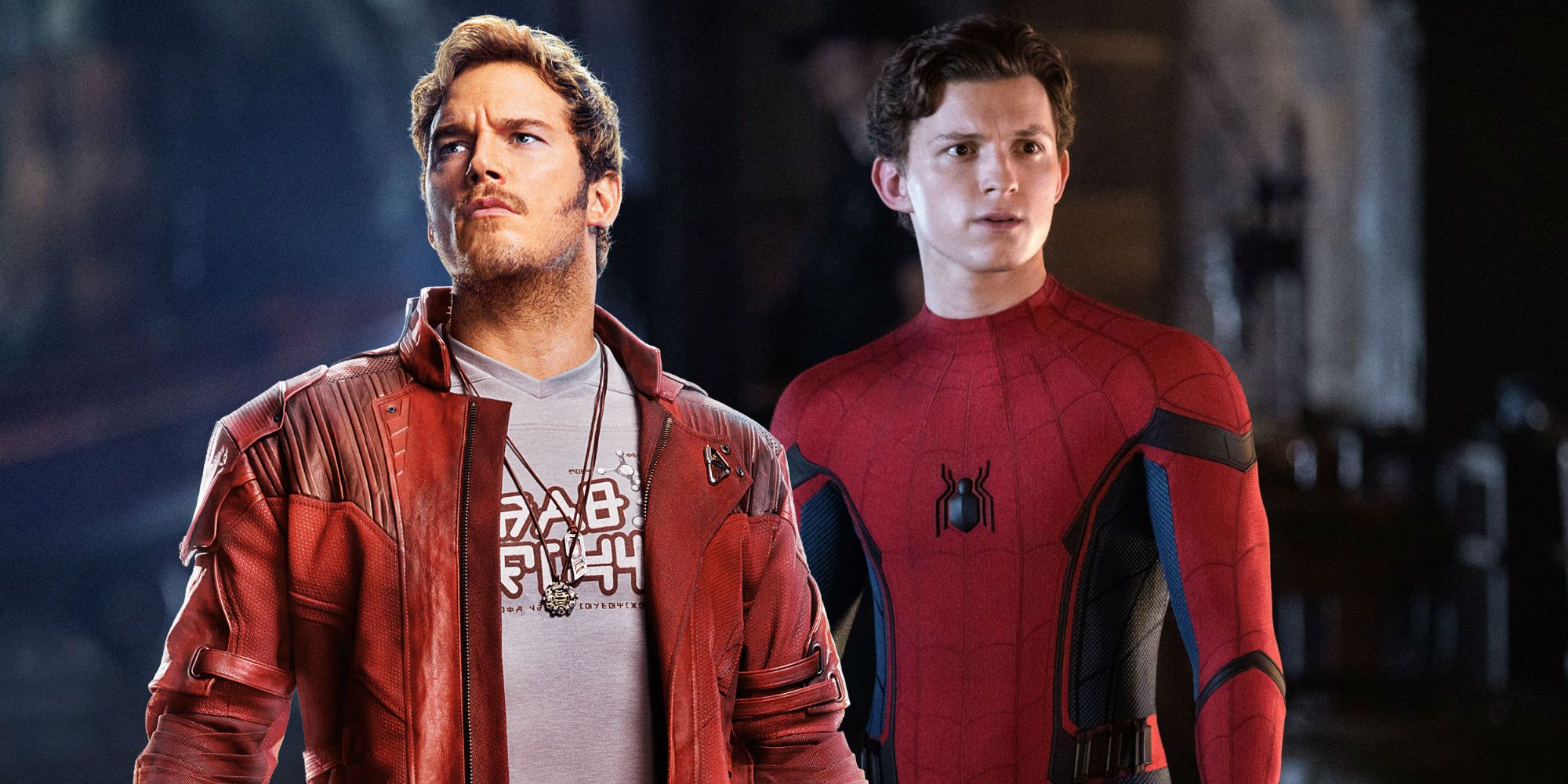 Chris Pratt As Star-Lord and Tom Holland As Spider-Man In MCU