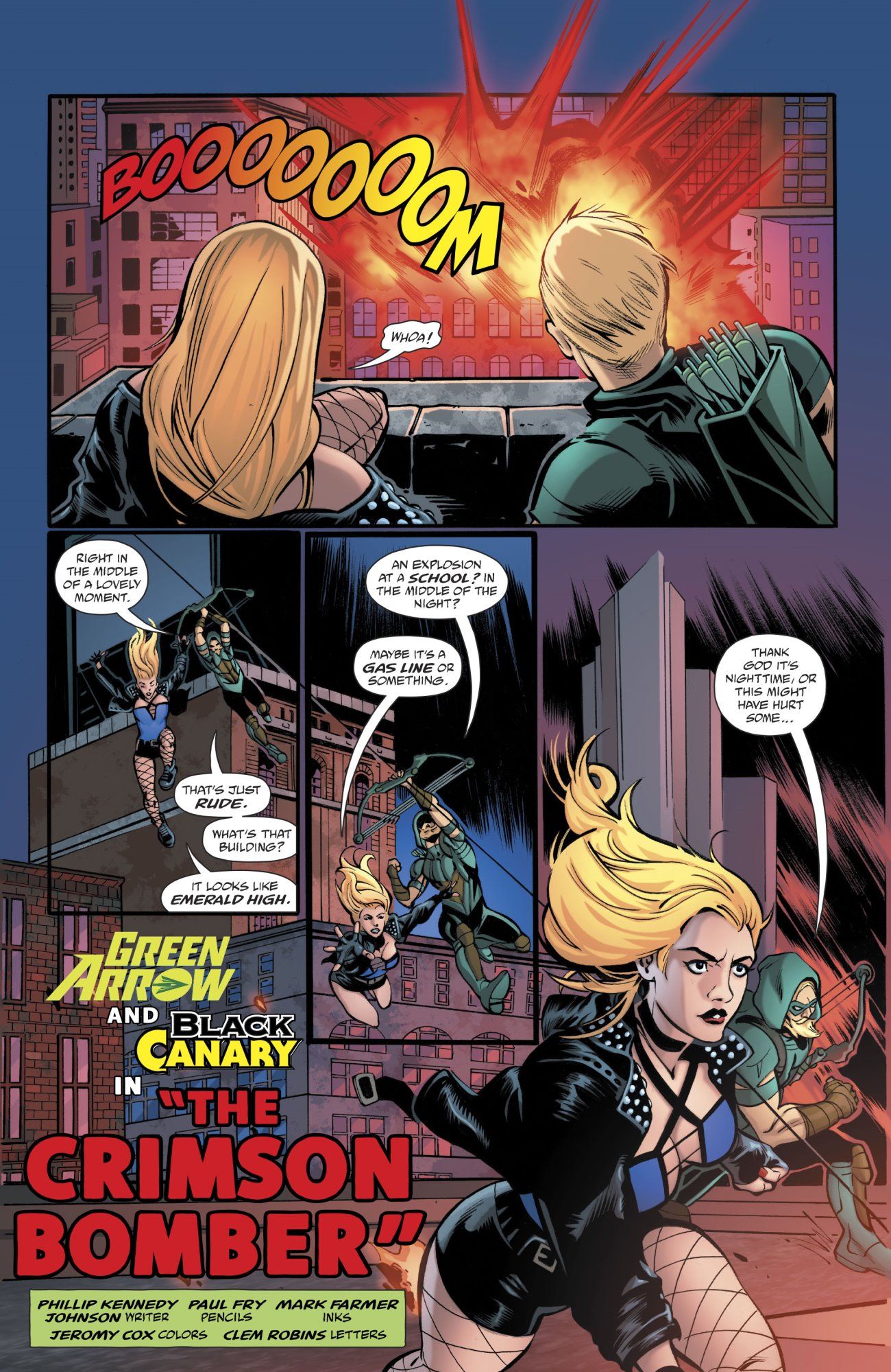DC Crimes of Passion Green Arrow Canary Preview 2