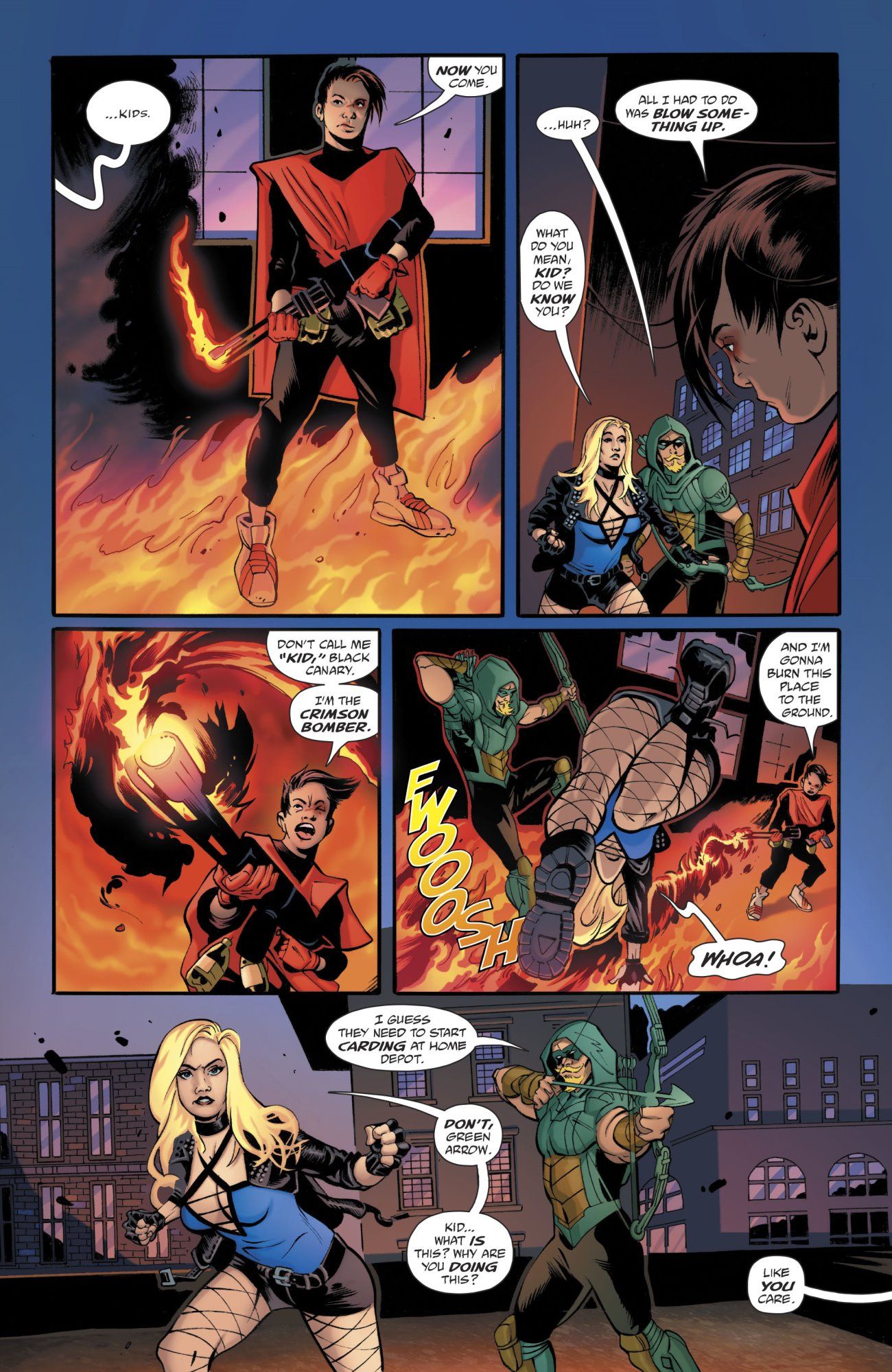 DC Crimes of Passion Green Arrow Canary Preview 3