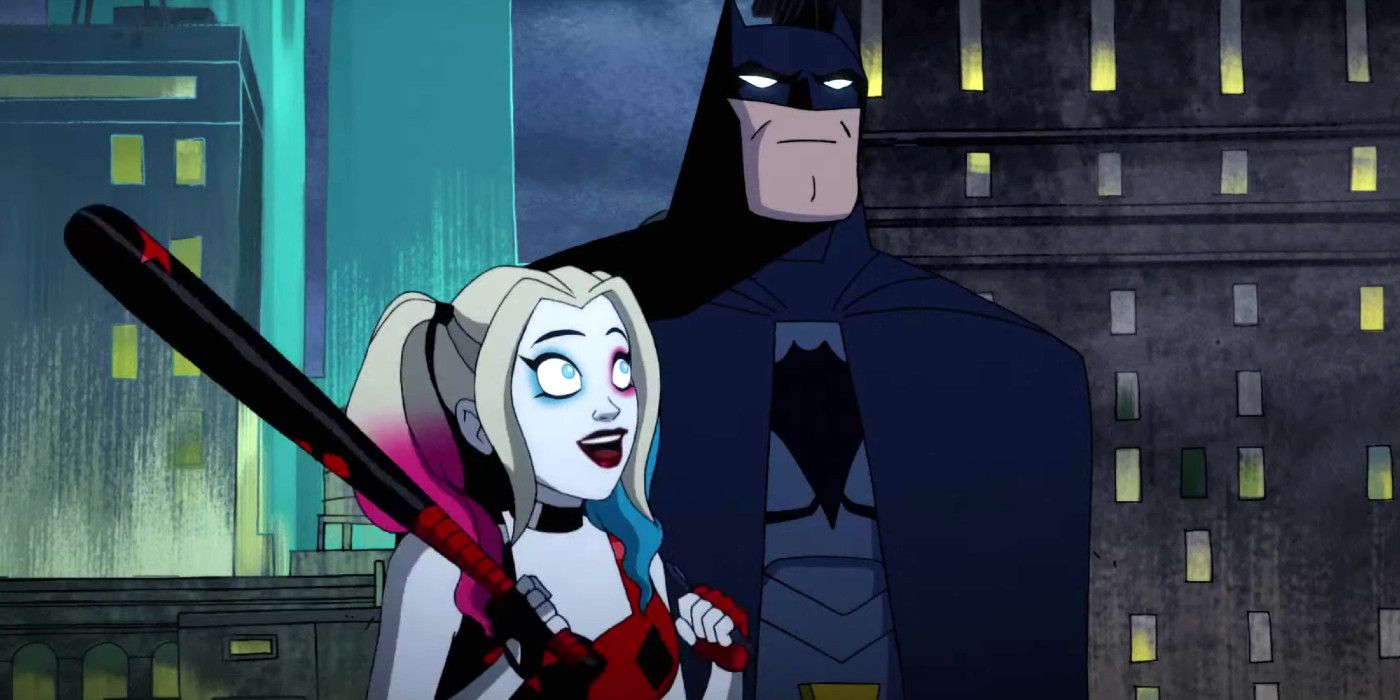 DC Universe Harley Quinn with Batman Rooftop