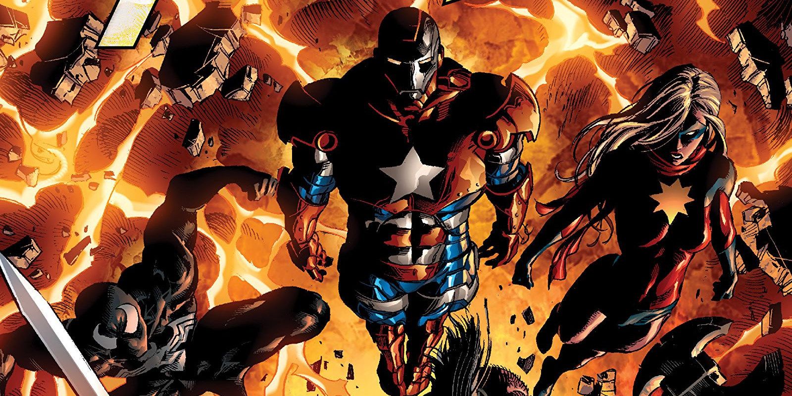 Iron Patriot and the Dark Avengers