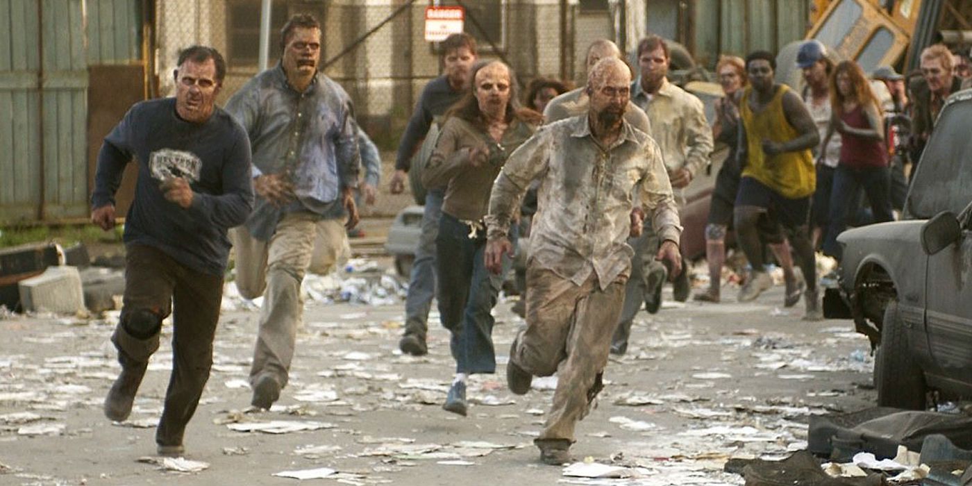 Running zombies in Dawn of the Dead
