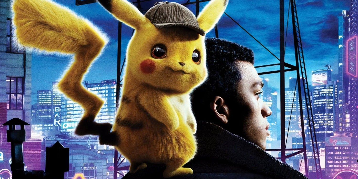 Detective Pikachu poster with Justice Smith