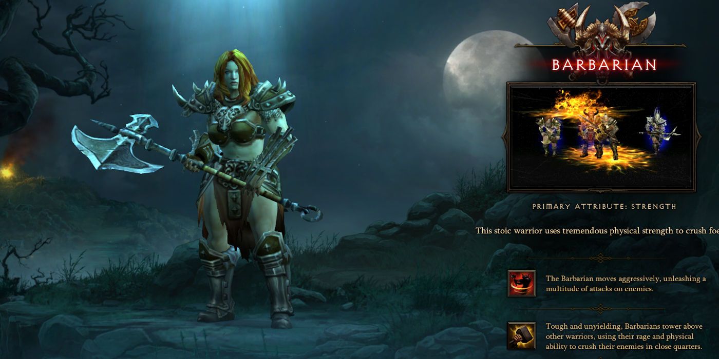 Diablo 3 Barbarian Female