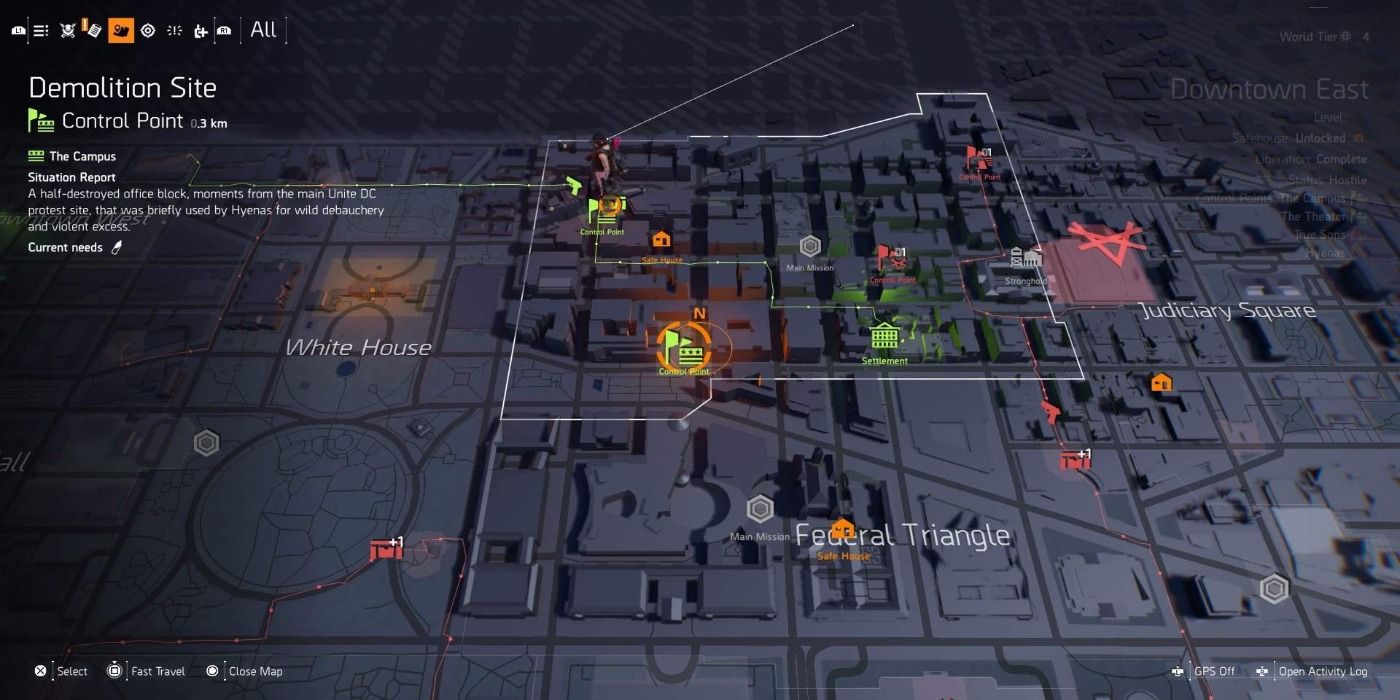 Division 2 Demolition Site Control Point