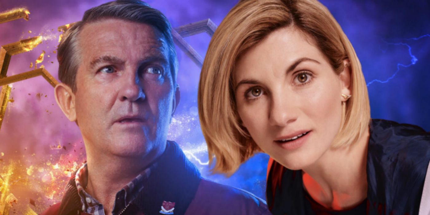 A photo of Bradley Walsh as Graham and Jodie Whittaker as the Doctor in Doctor Who