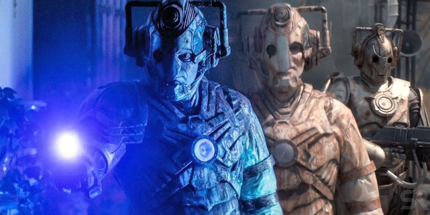 Doctor Who Lone Cyberman and Cybermen