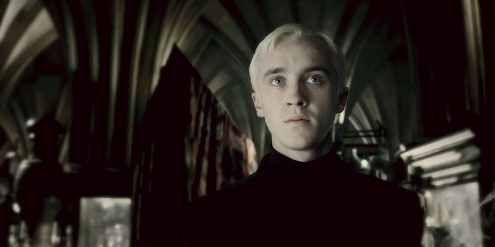 Draco Malfoy in the room of requirement