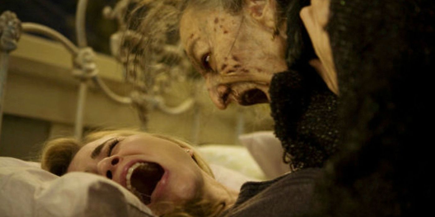 Alison Lohman is attacked in her bed in Drag Me to Hell