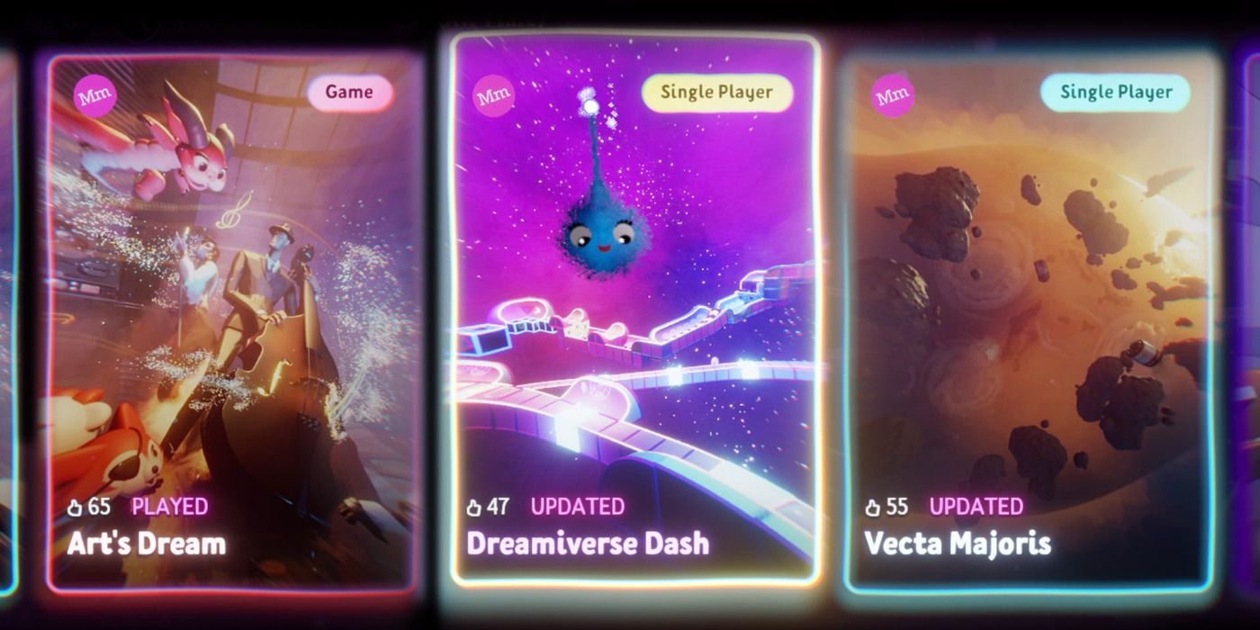 Dreams Player Created Menu