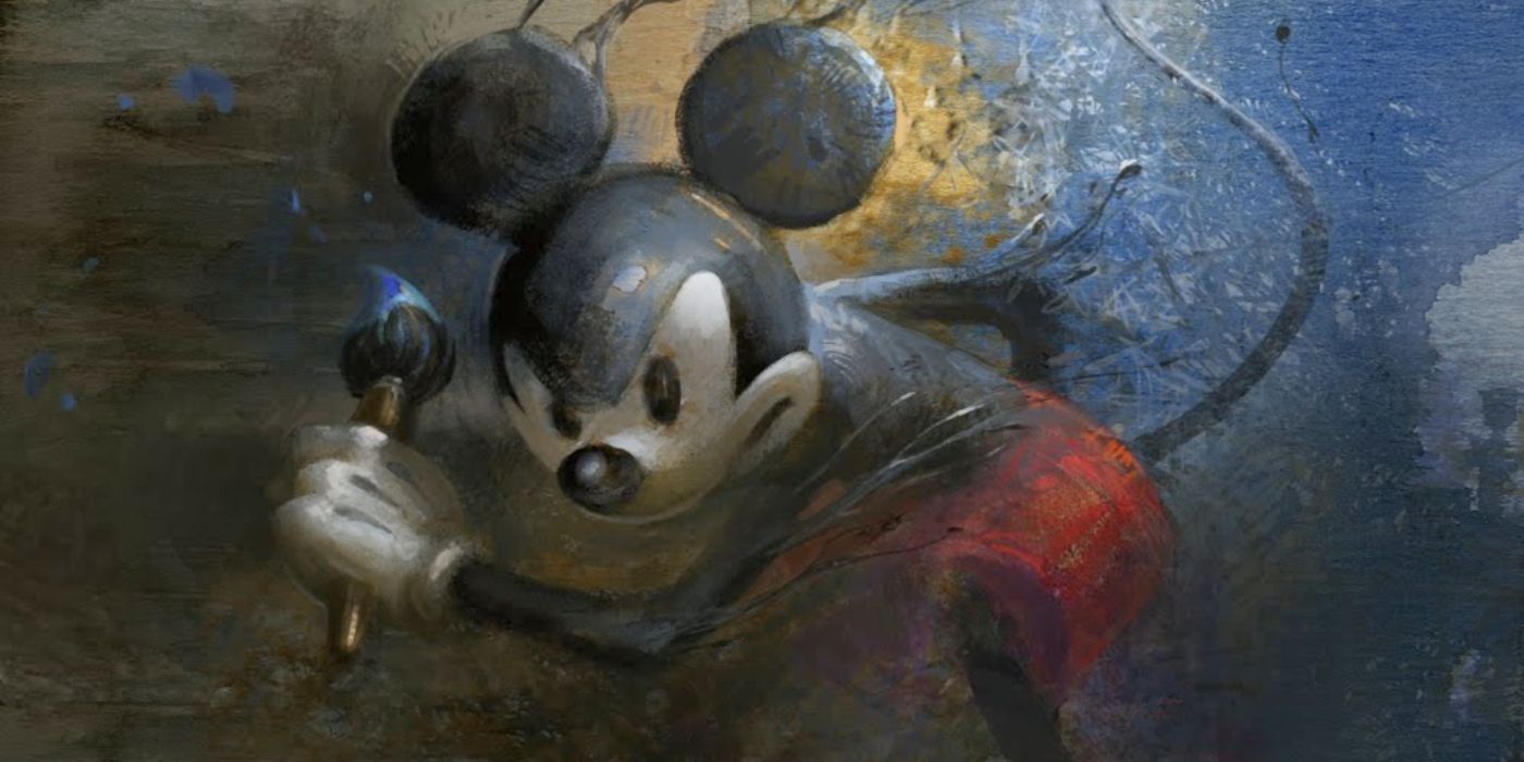 Pintura épica do Mickey