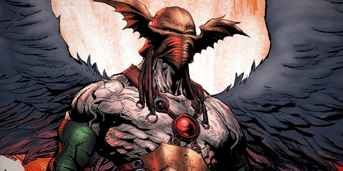 Evil Hawkman Sky Tyrant DC Comic Art